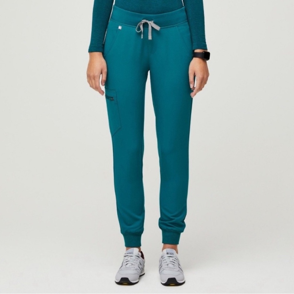 Figs Zamora Joggers Scrub Pants Pacific Blue Size XXS